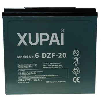 Тяговый аккумулятор XUPAI 6-DZF-20 (12V 20Ah)