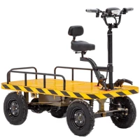 Платформенная тележка электрическая Rutrike СКЛАД 1500