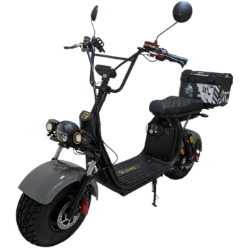 Электроскутер Citycoco GT X7 PRO Cерый (2000W)